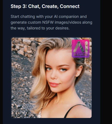 Create your perfect AI companion in just three simple steps